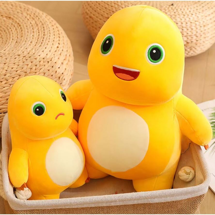 boneka naloong/nailoong dino kuning gemoy bokobar