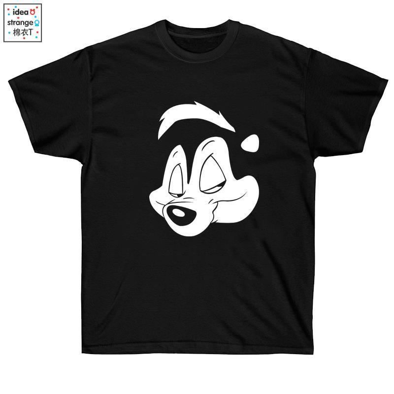 Kaos Oversized T-shirt Pepe Le Pew Looney Tunes Print Combed 30s Sablon Premium Tidak Luntur Unisex 