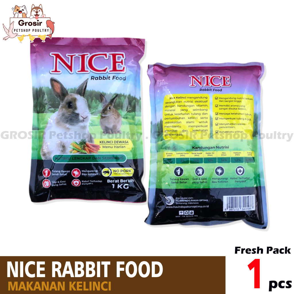 MAKANAN KELINCI | NICE RABBIT | PAKAN KELINCI