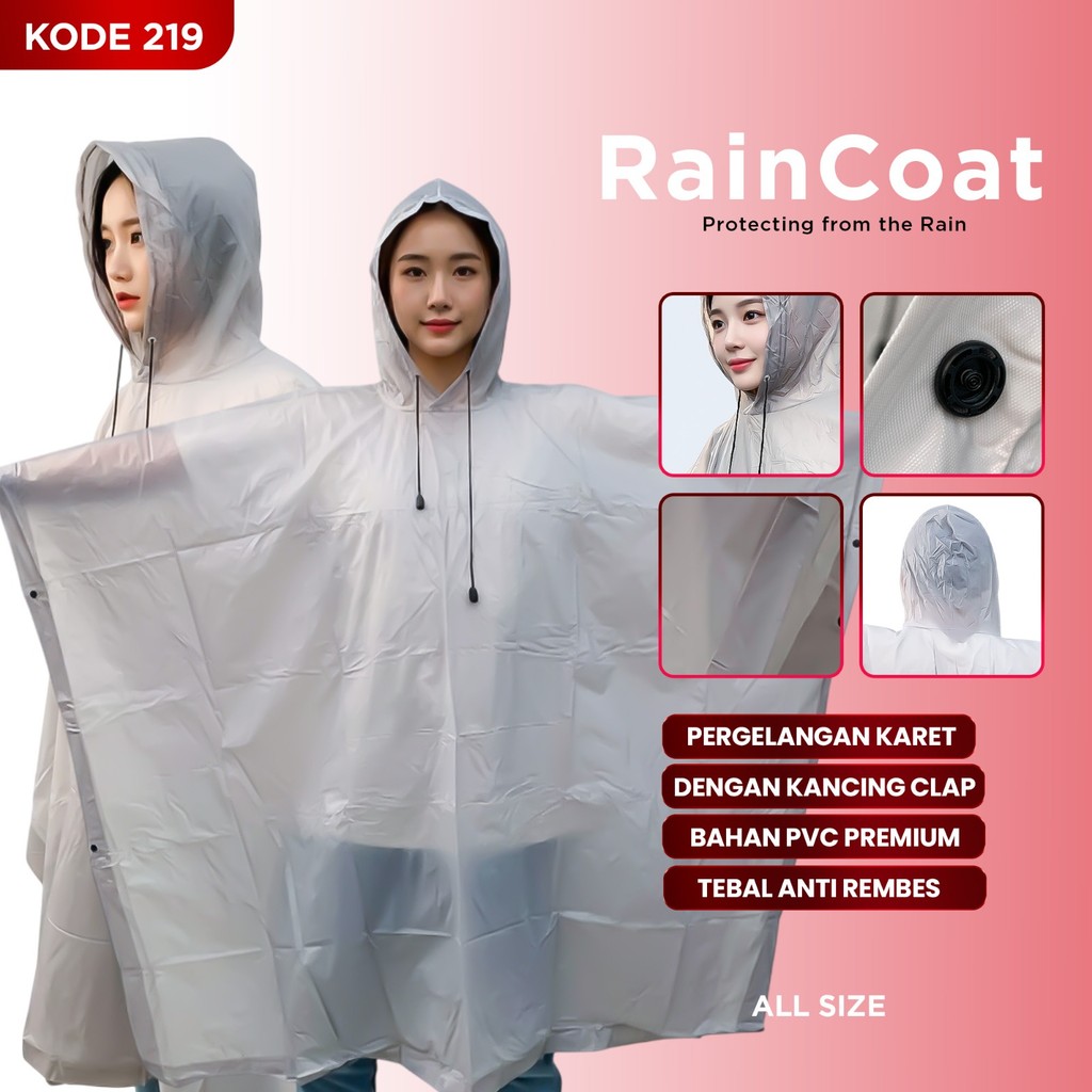 Jas Hujan Kelelawar Jas Hujan Dewasa Pria Wanita Jas Hujan Ponco
