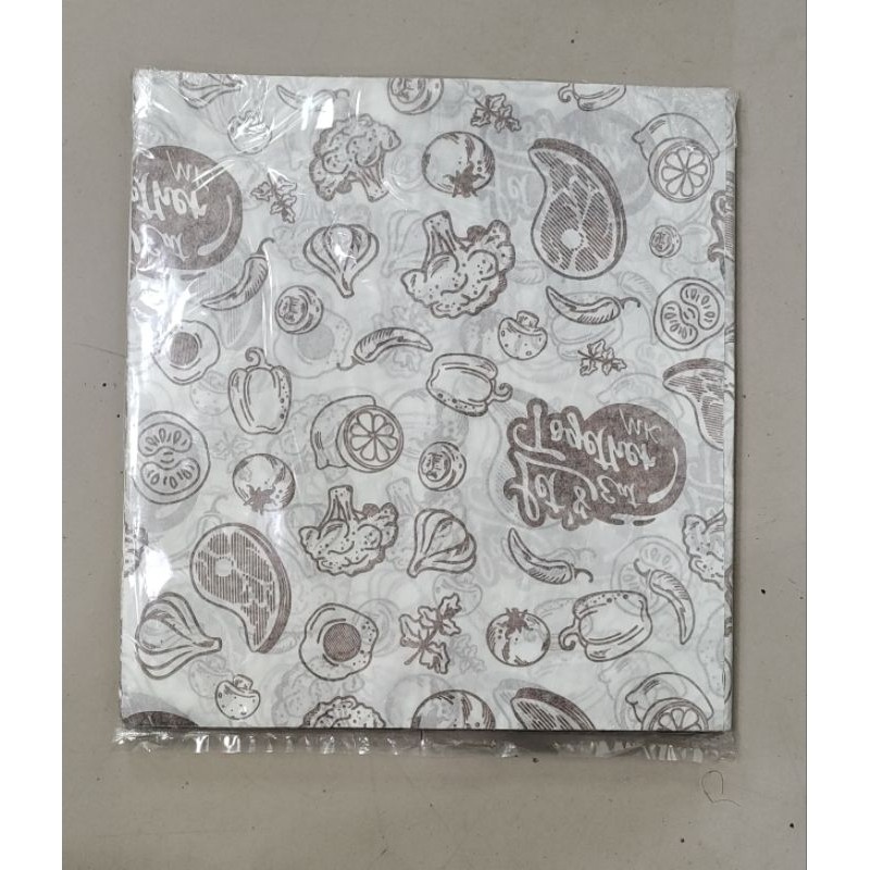 [100 lbr] Kertas nasi KFC isi 100lbr kertas pembungkus nasi, kertas nasi, kertas kfc, kertas nasi po