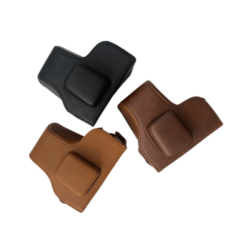 PU Leather Hard Camera Case Gag Grip Strap Cover for OLYMPUS Pen E-PL7 EPL7 E-PL8 EPL8 E-PL9 EPL9