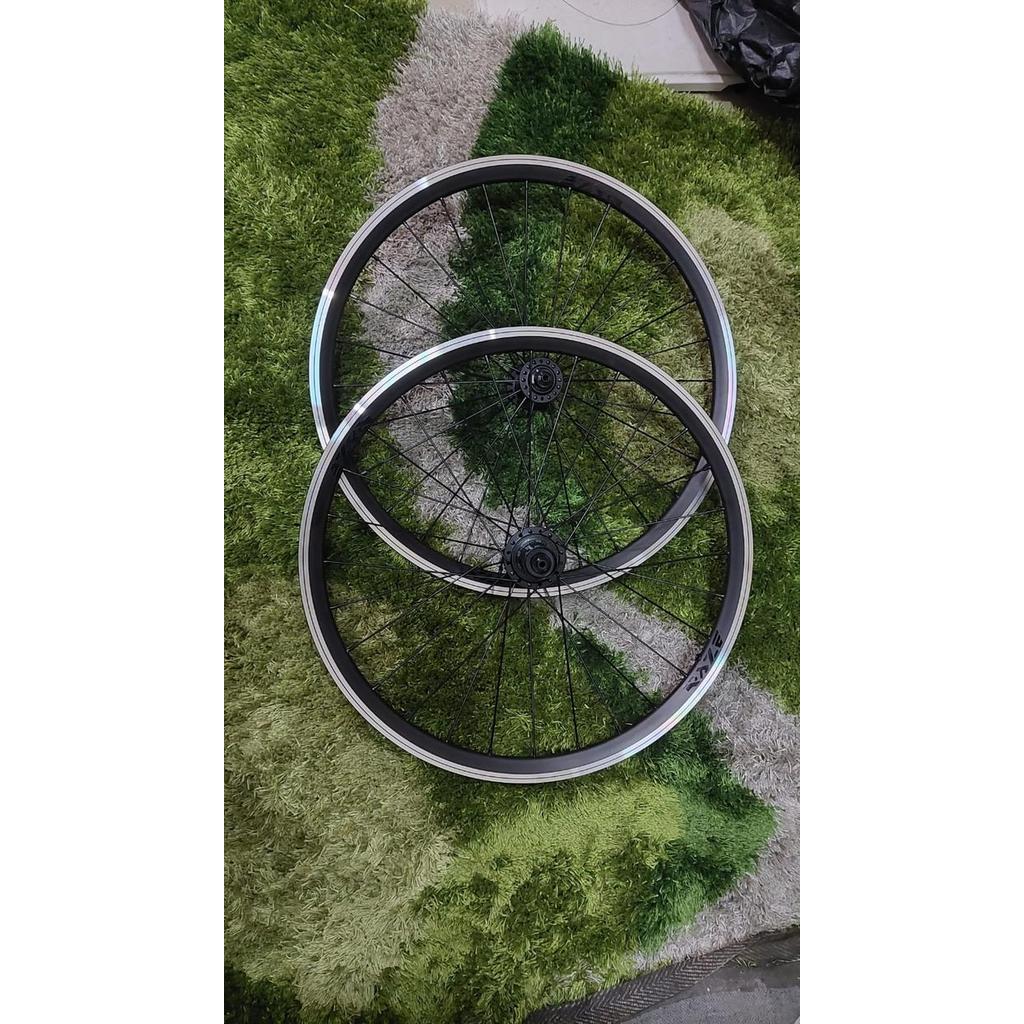 WHEELSET 20 451 22 INCH VBRAKE WHEELSET 22 INCH RIMBRAKE DOUBLE WALL - SYTE 28HOLE