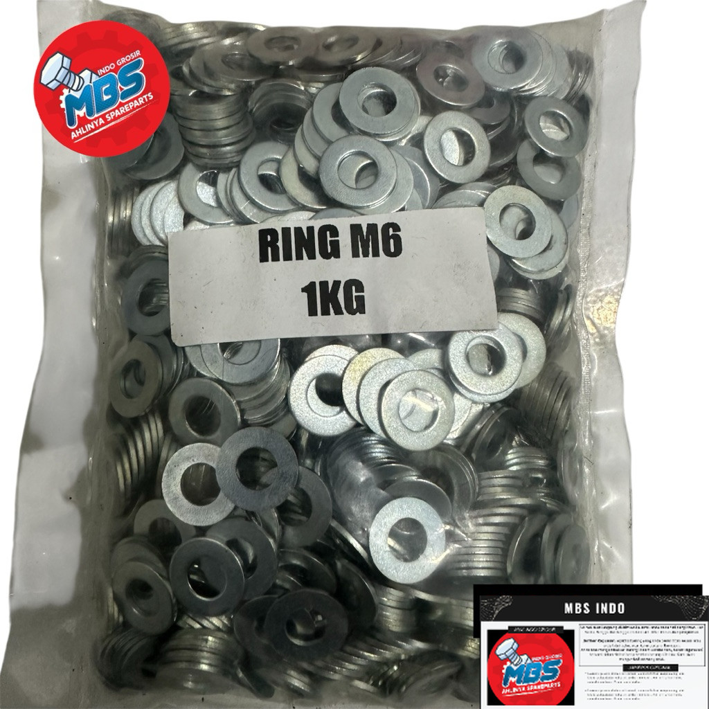 grosir cod terlarisRING M6 BAUT 10 HARGA / Kg ( KILO ) RING KILOAN