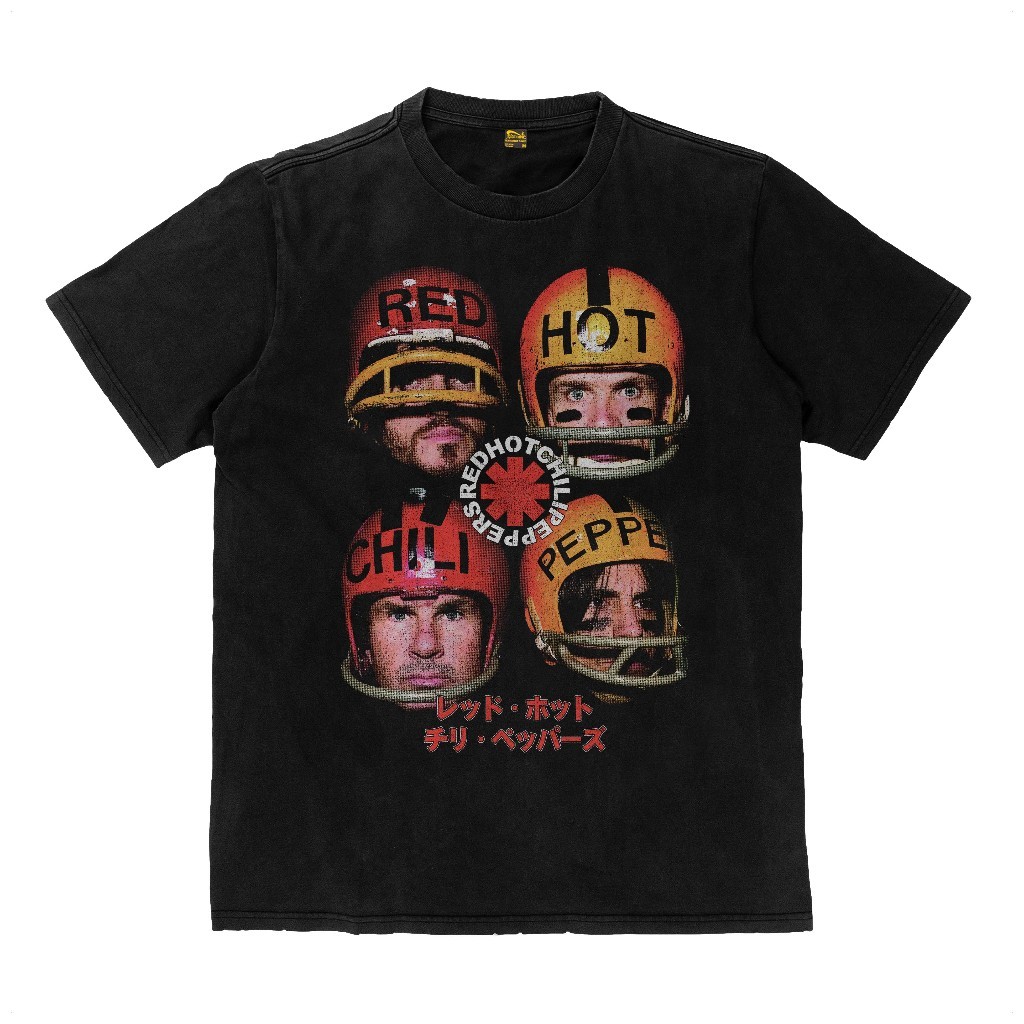 Kaos Red Hot Chilli Peppers RHCP Stadium Arcadium Band Rock Flexinc Tebal T Shirt 16s Heavyweight Ka