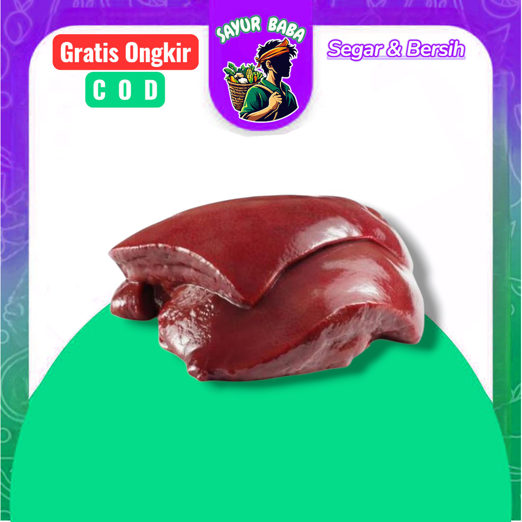 Hati Sapi / Paru Sapi / Limpa Sapi 1KG - SAYUR BABA