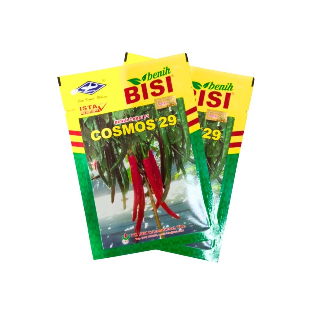 Benih Cabai Merah Besar COSMOS 29 F1 10gr Cap Kapal Terbang Asli