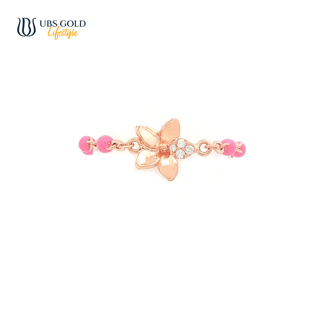 UBS Gold Cincin Emas Serut Bubbly - Kcv0185 - 17K