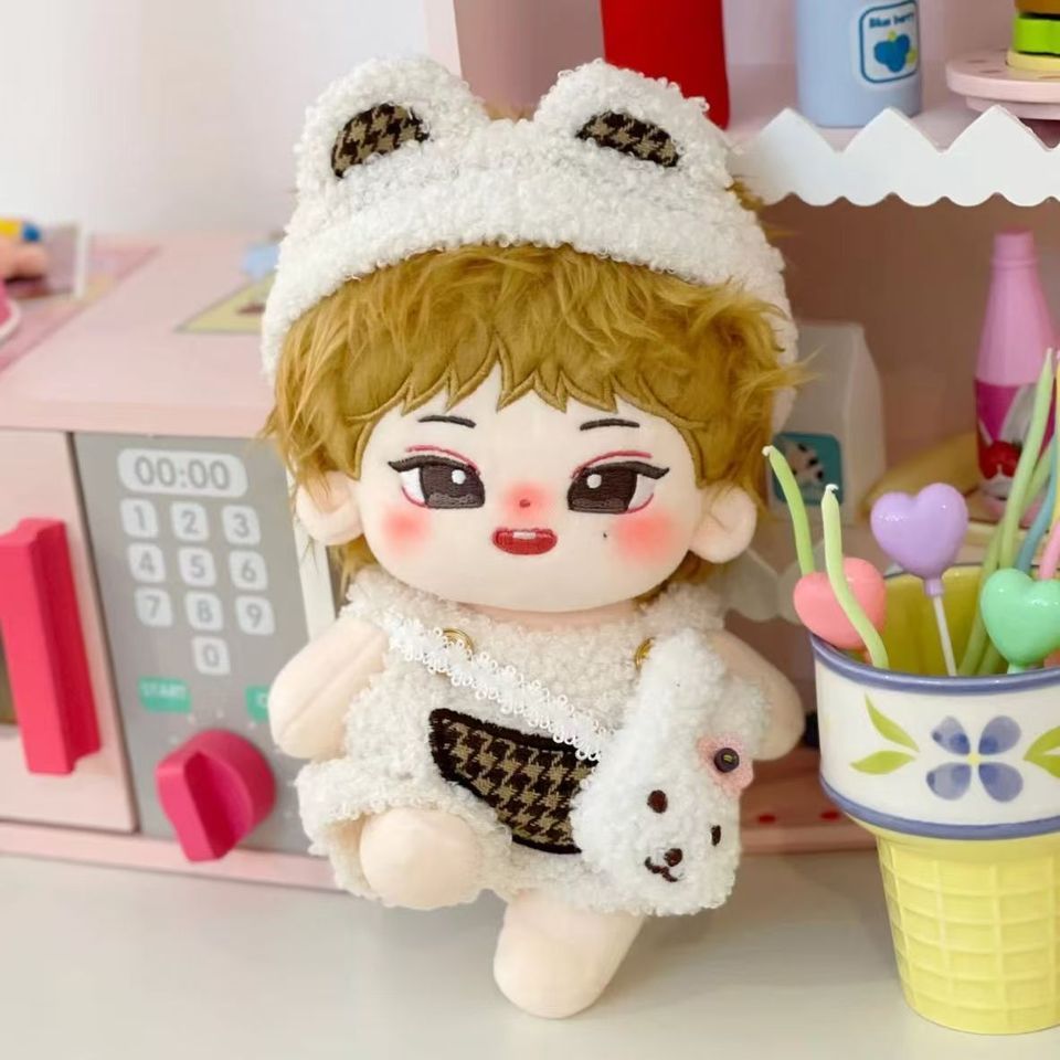 20 cm Idol Doll Enhy Doll Pen BABY KOR Men's Team Group Dress- Up Cotton Doll Stuffed Plush Doll Toy