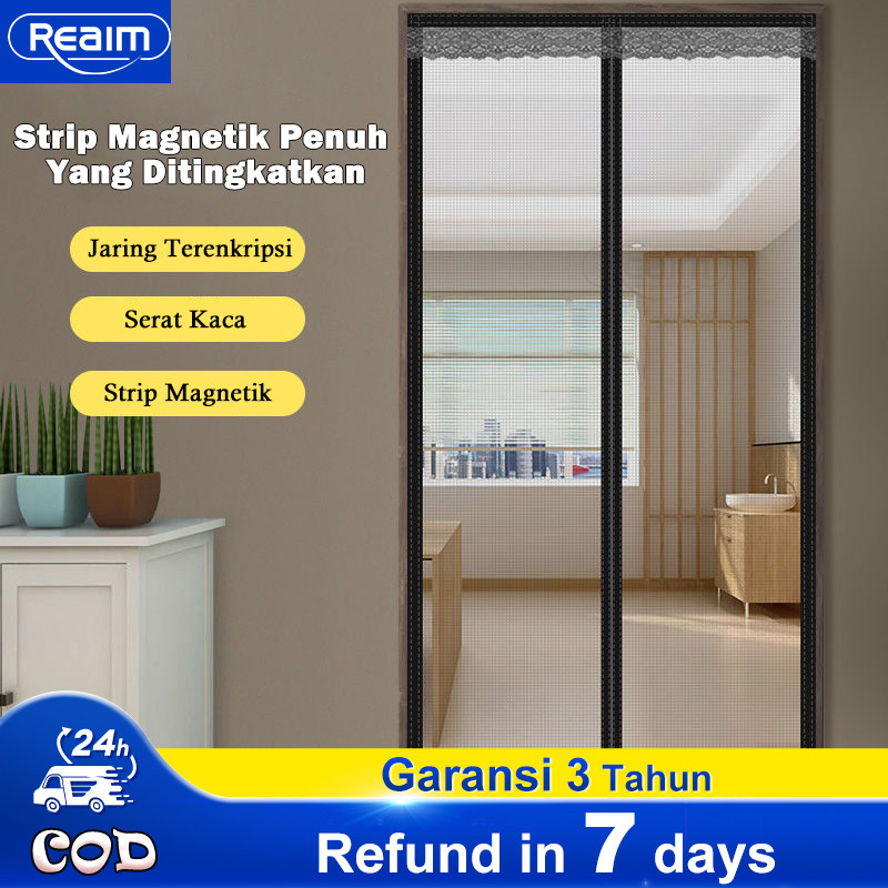 MELY STORE - Tirai Pintu Magnet Anti Nyamuk Serangga  Tirai Magnet Pintu Anti Nyamuk Tirai Magnet Pi