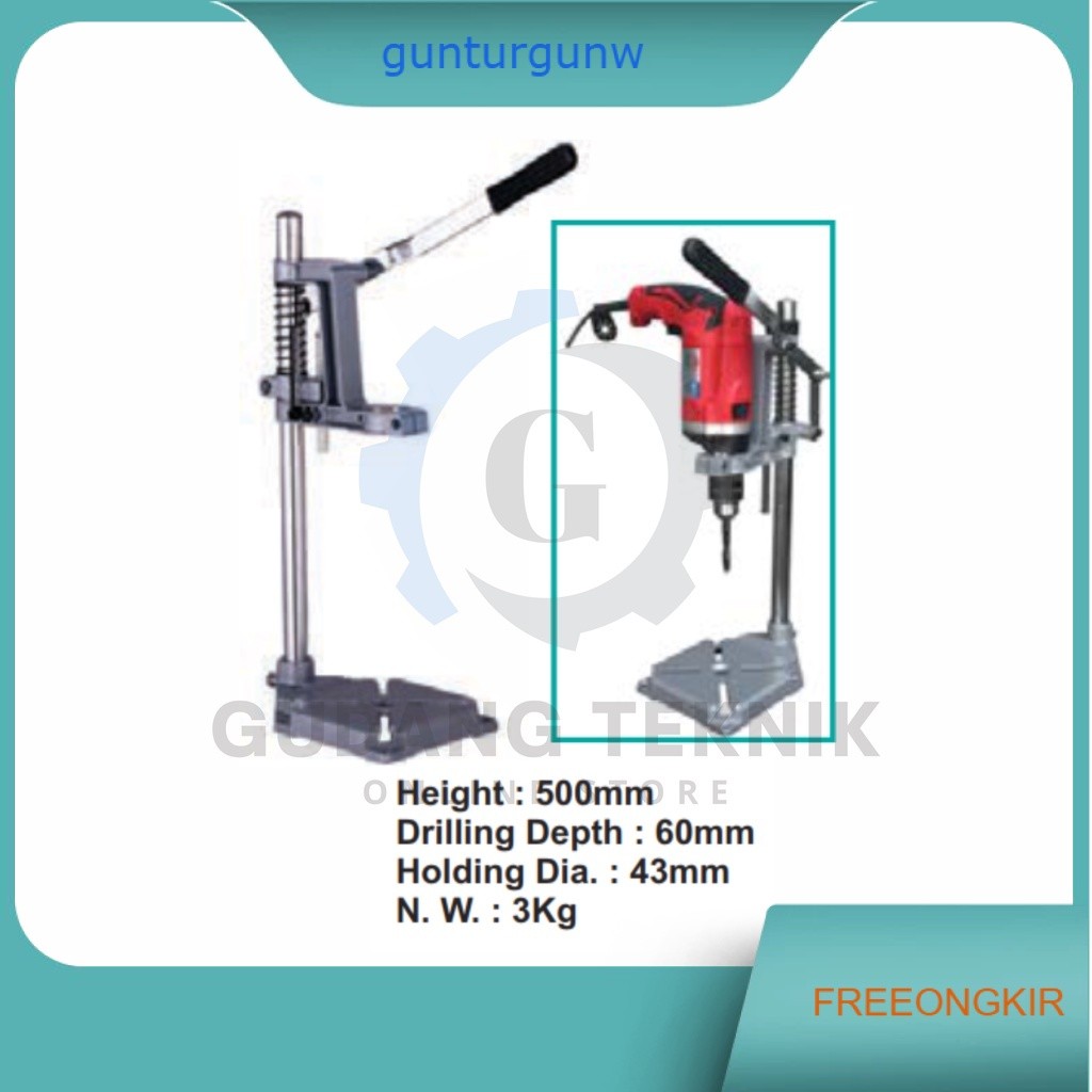 Drill Stand Bor WIPRO DS-500 / Dudukan Pegangan Bor WIPRO DS500 - Alat Penyangga Bor DS 500