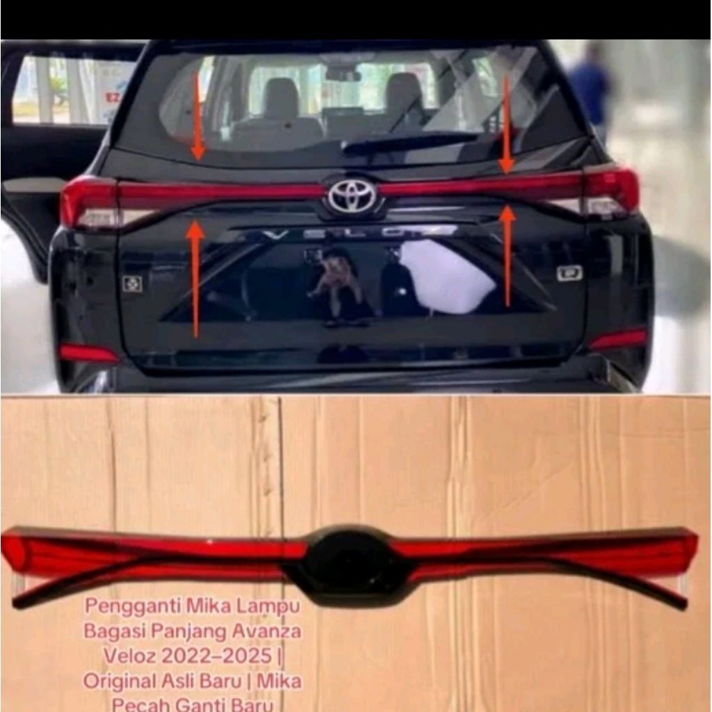 MIKA LAMPU BAGASI PANJANG AVANZA VELOZ 2022-2025