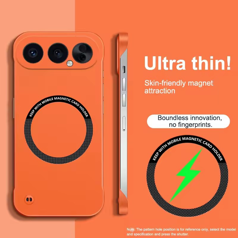 Untuk Honor 500 Pro Slim Frameless Magnet Hard PC Back Case untuk Honor500 500pro Penutup Pengisian 