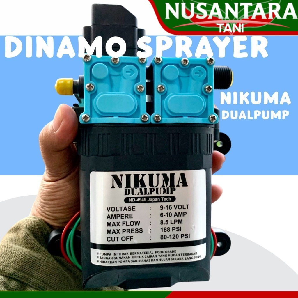 DINAMO POMPA DC DUALPUMP - NIKUMA 180 PSI ORIGINAL