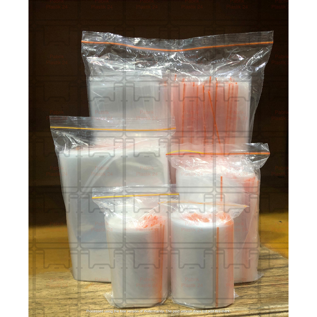 new - PLASTIK KLIP BESAR / PLASTIK ZIPLOCK BESAR / PLASTIK KLIP JUMBO @100 lembar