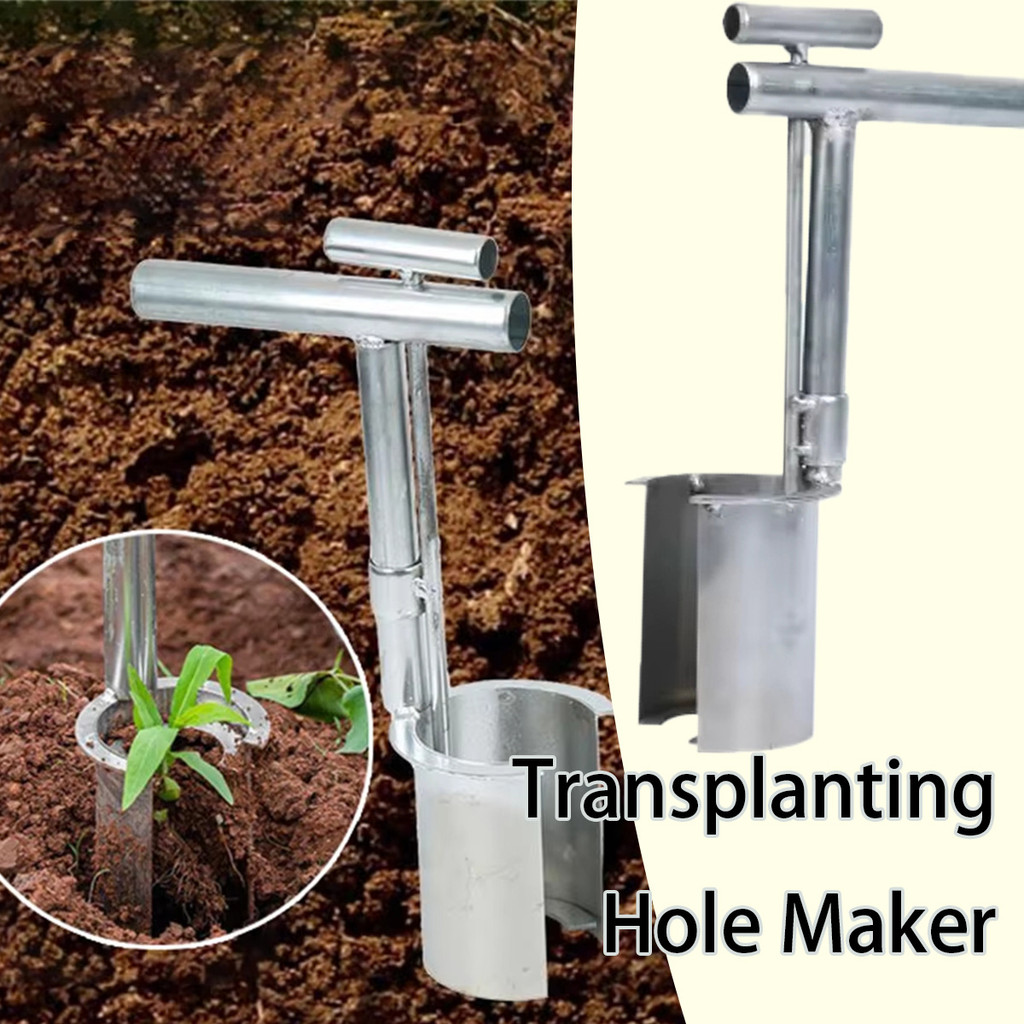 Alat Penekan Pertanian Logam/Penanam Umbi Serbaguna/Transplanter Tanaman Hortikultura/Peralatan Ruma