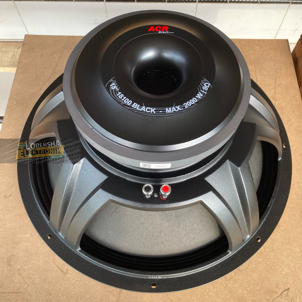 Speaker 18 Inch ACR 18100 Black 2000Watt