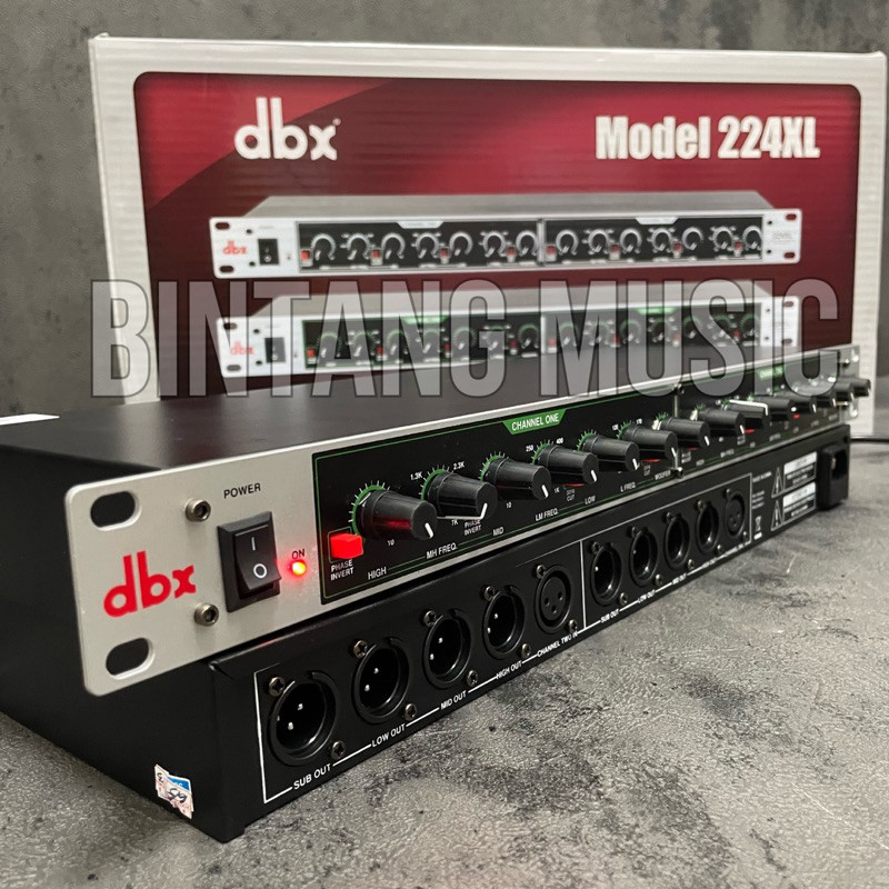 Crossover DBX 224XL Subwoofer Crossover 224 XL Sub DBX