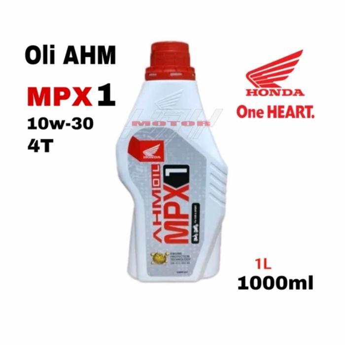 oli oil Honda AHM oil MPX1 1000ml 1L10w-30 original PASSS