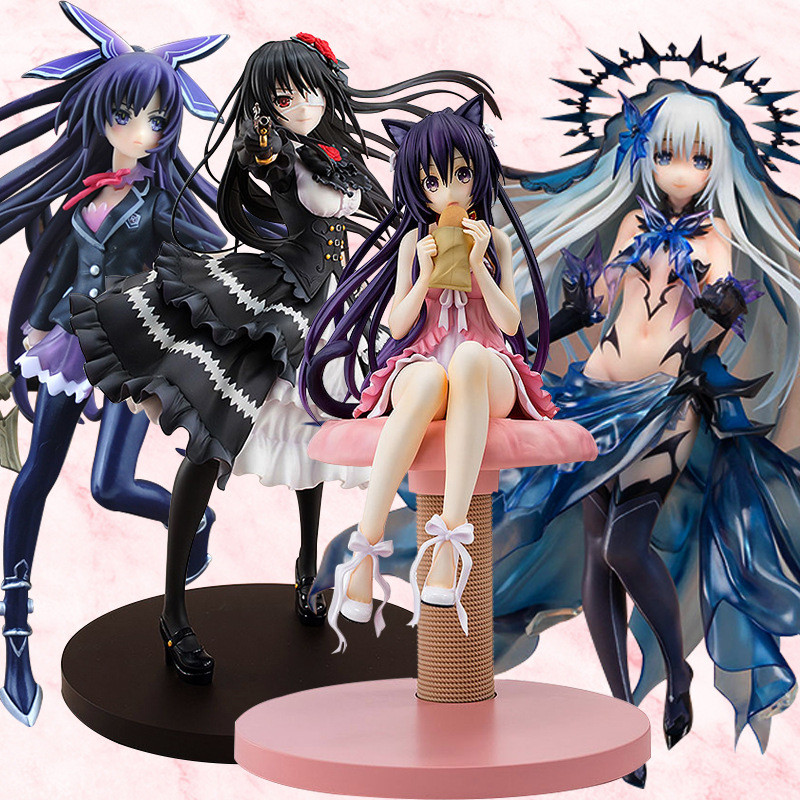 Anime Date A Live Tokisaki Kurumi Kotori Itsuka PVC Action Figure Model Toys y Doll For Adult Cute D