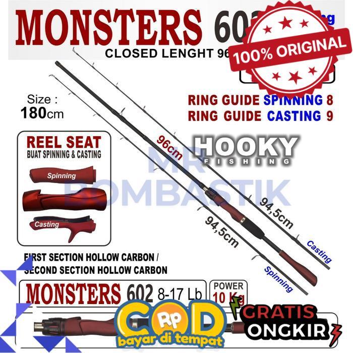 JORAN KENZI MONSTER SPINNING CASTING 8-17 - 180 -bomb