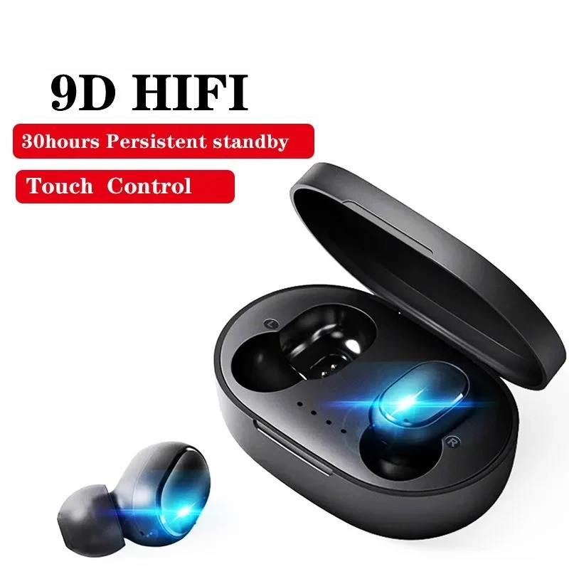 Original A6S TWS Wireless Bluetooth Headset Earphone Bluetooth Sport Inear Earbuds Headset with Mic 