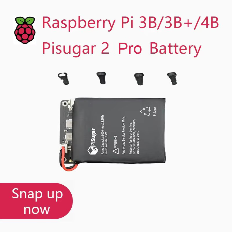 Pisugar 2 Pro Battery for Raspberry Pi 3B 3B+ 4B
