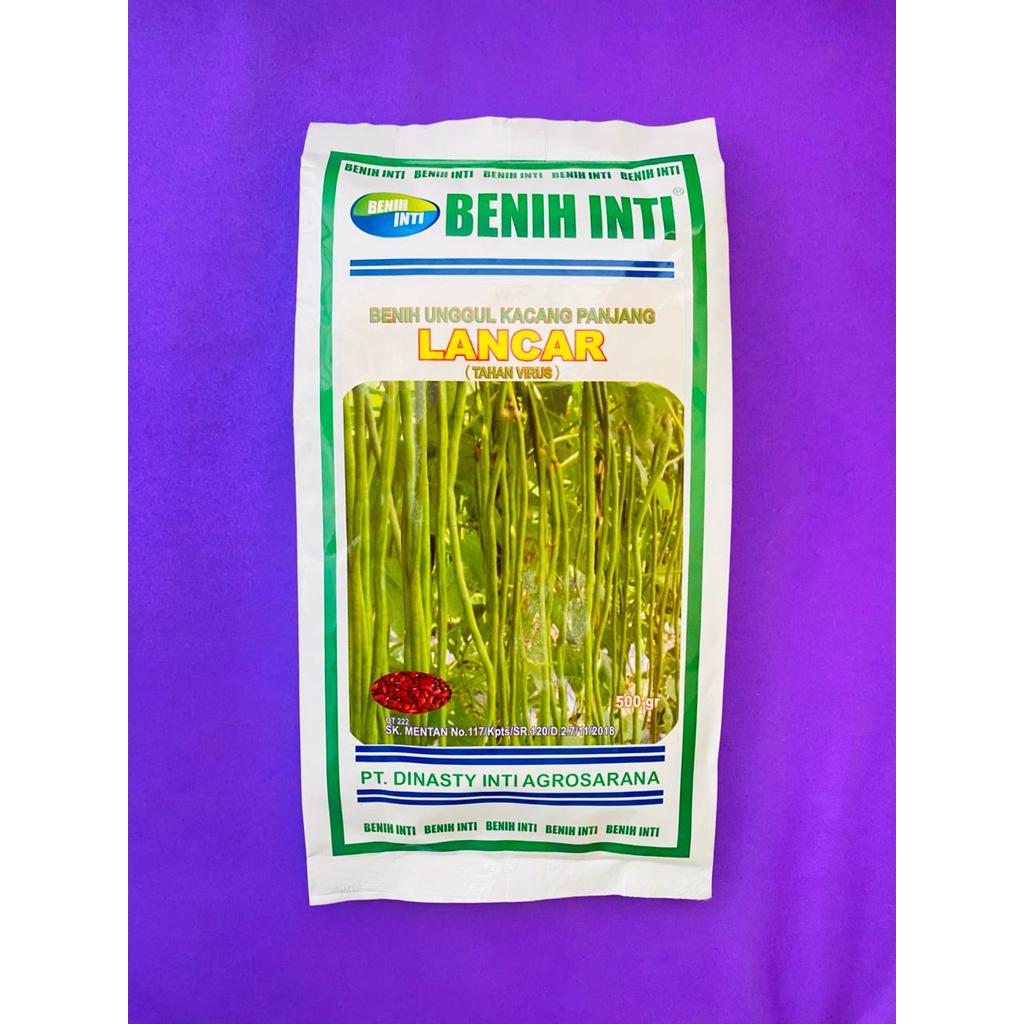 Benih unggul kacang panjang LANCAR isi 500gr tahan virus dari BENIH INTI