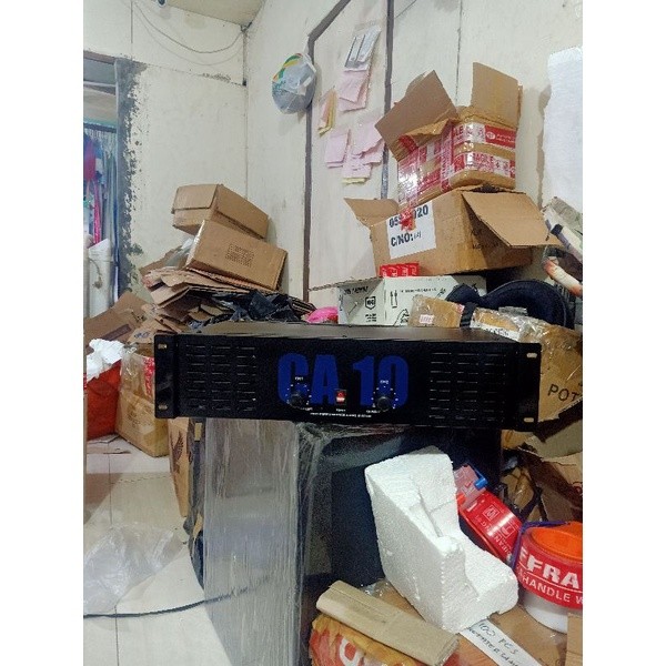 CR box ca 10 amplifier rakitan ampli 5 atrafo 5ampere CT32
elco 10000mf 100v x 2
driver socl 504
tra