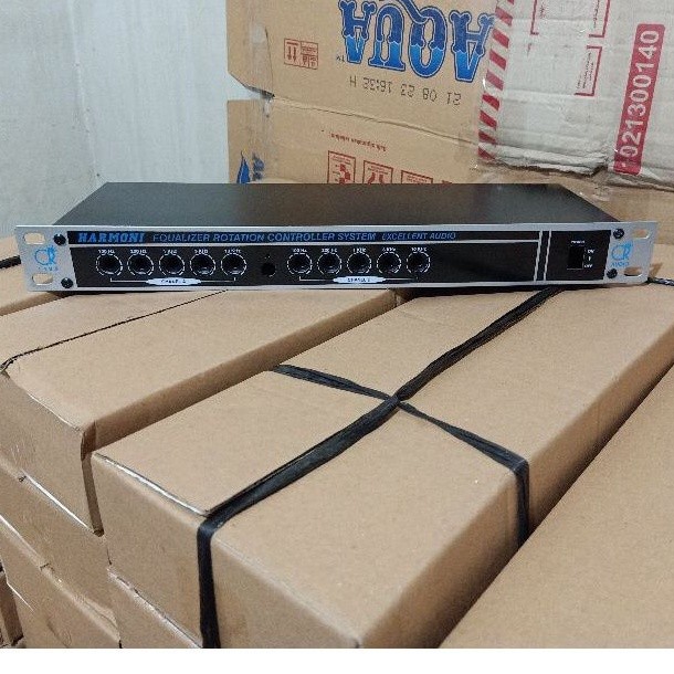 CR box parametrik equalizer 10 channel bok eq box acesoris sound system dimensi 47x5x15