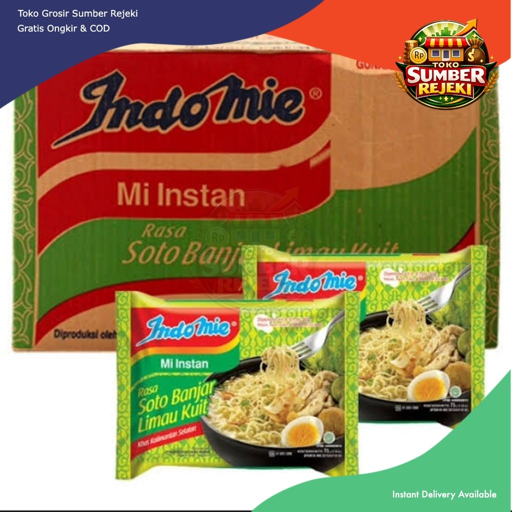 Mie Instan Indomie Rasa Soto Banjar Limau Kuwit || Mie Indomie Goreng || Indomie Kari Ayam|| Soto Ba