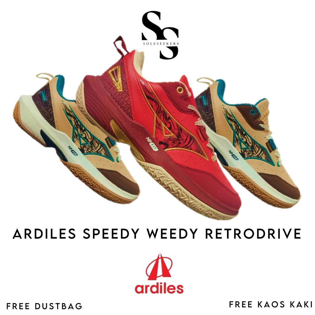 Sepatu Basket Ardiles Speedy Weedy Retrodrive Sepatu Ardiles Basketball Olahraga Basket Pria