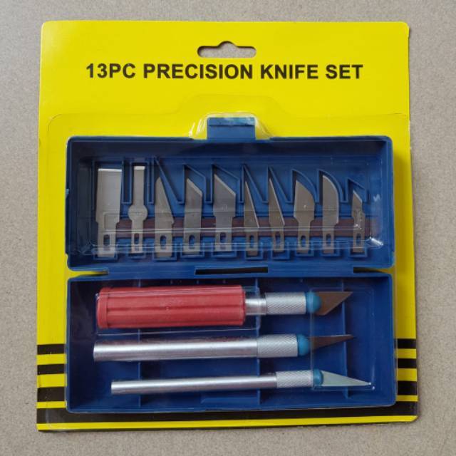 Alat ukir kayu 13 pcs pisau ukir kayu