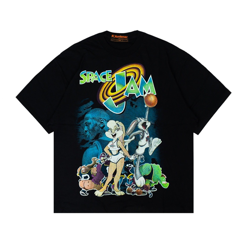 KKONTENER SPACE JAM OVERSIZE TSHIRT BLACK