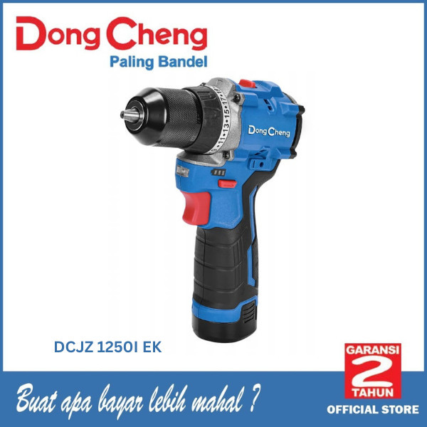Mesin Bor Beton Baterai Dongcheng DCJZ1250i EK 12V / Cordless Impact Drill DCJZ 1250i EK