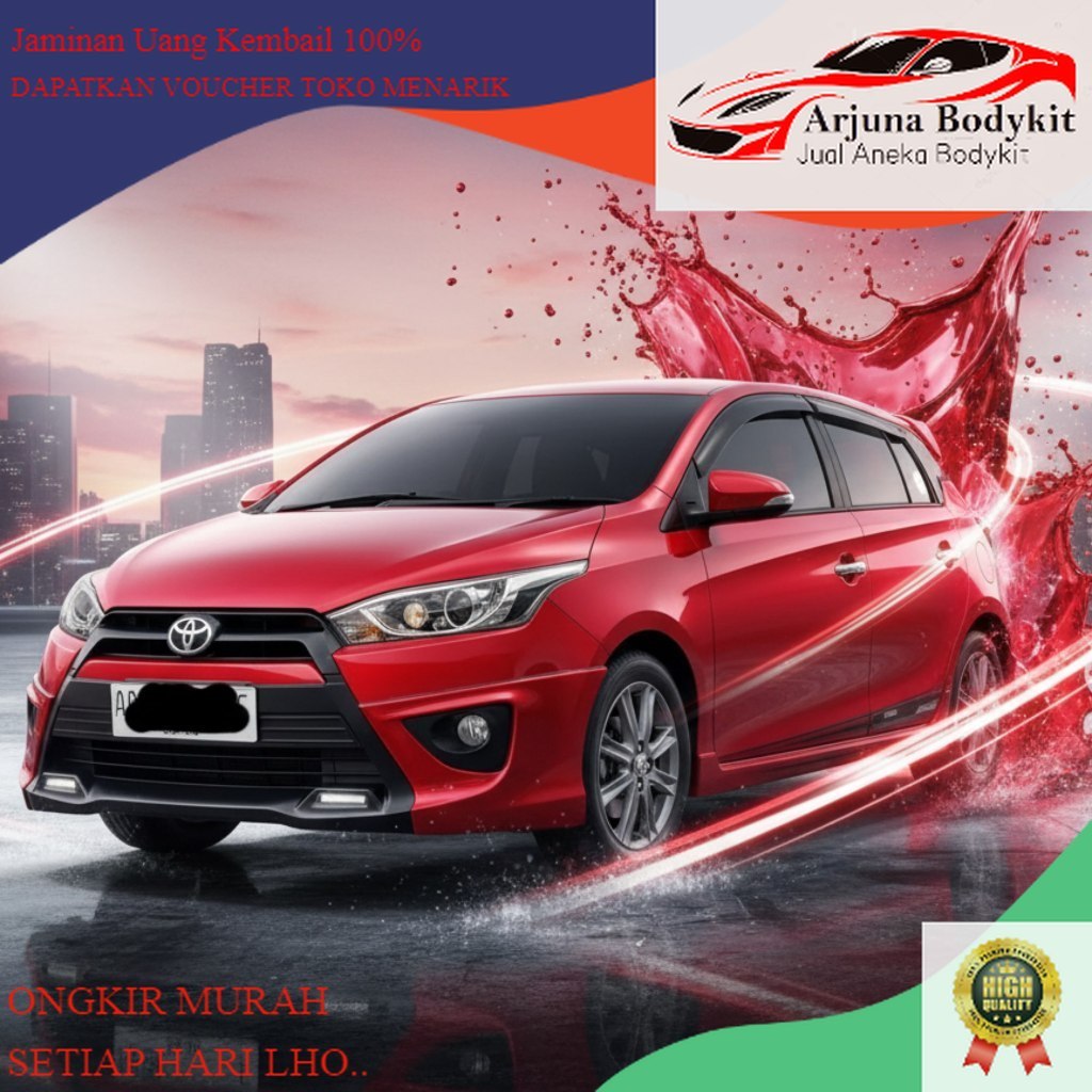 BEMPER/BUMPER YARIS BODYKIT YARIS 2014-2017 TRD BODY KIT YARIS LELE