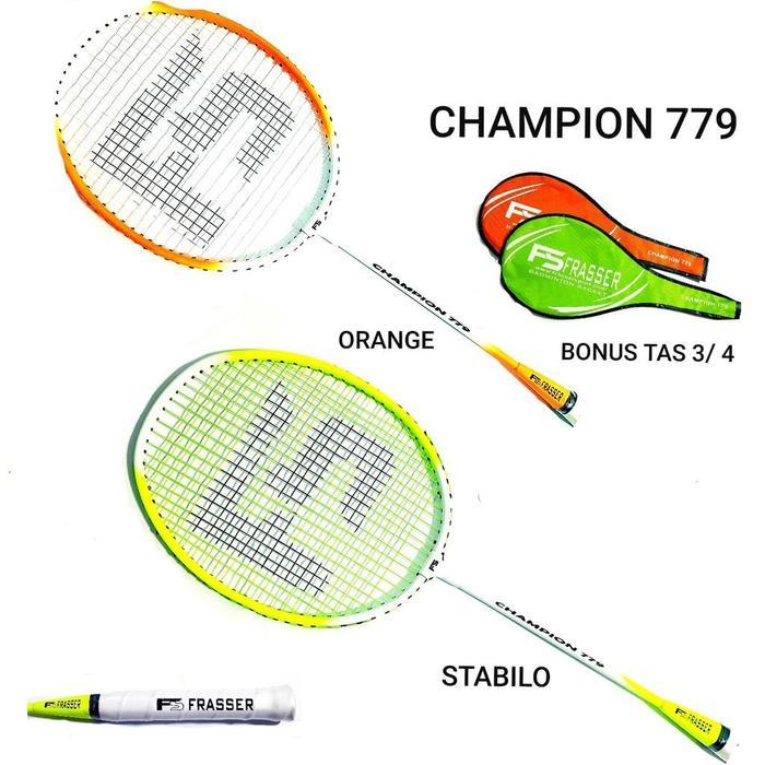 (Bagus Sport) Raket Badminton Bulutangkis Frasser Champion 779 - Raket 779
