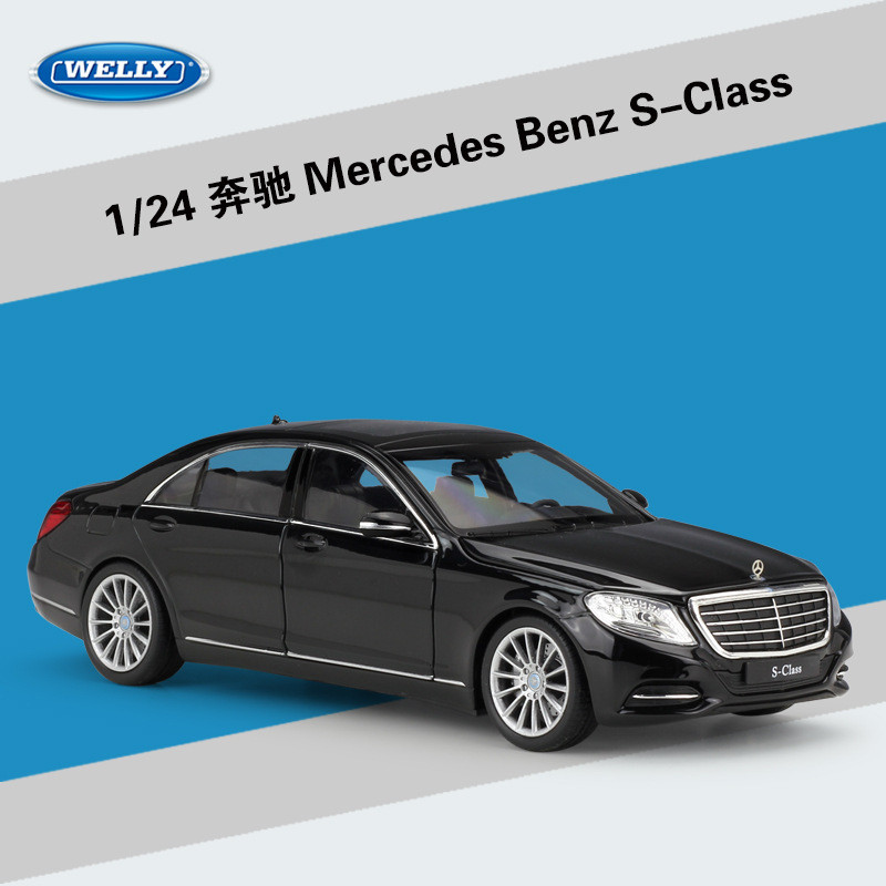 Welly 1:24 S-class Mercedes Benz S-class S class Simulation Alloy Model Of The Car Finished Gift Toy