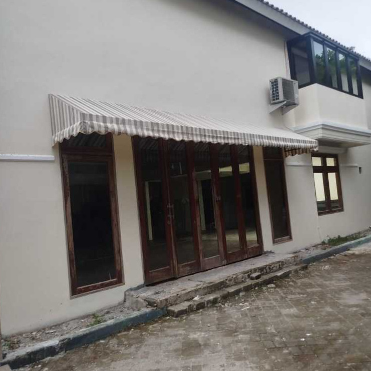 kanopi awning kain sunbrella custom ukuran dan warna harga permeter dan juga bisa custom nama/sablon