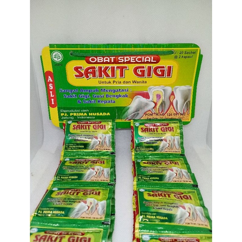 Obat Spesial Sakit Gigi / Kapsul Sakit Gigi