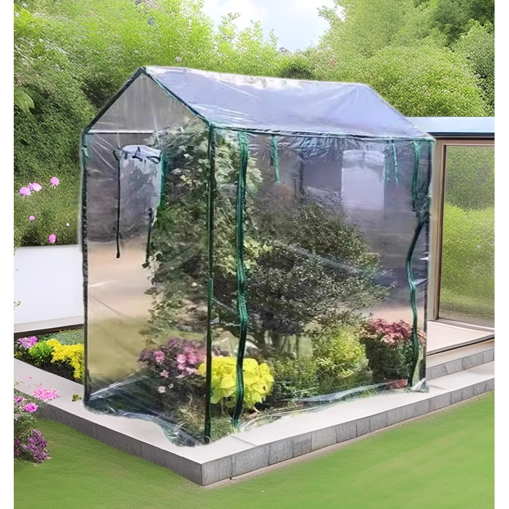 For Home Gardening Greenhouse Cover PVC Greenhouse Aluminum Foil Greenhouse Ample Growing Space Conv