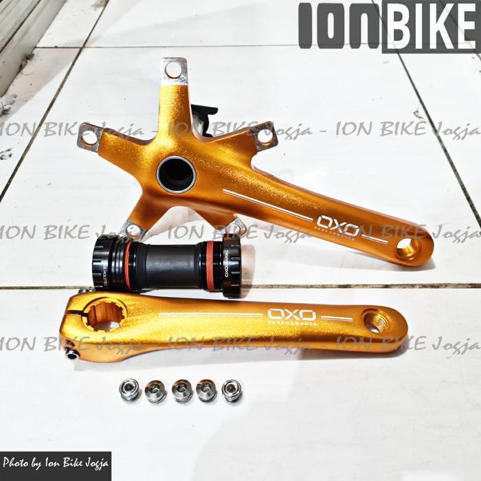 Crank Arm Oxo Gold BCD130 Hollowtech 2 BB HT2 Crank Seli Hollow tech
