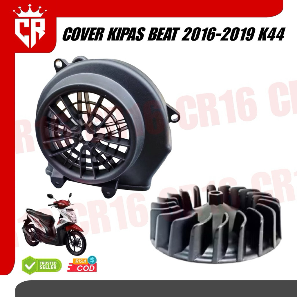 Cover Tutup Kipas Beat Esp 2015-2019 K44  Tutup Kipas Beat Fi Esp Street Pop Scoopy Esp Vario 110 dl