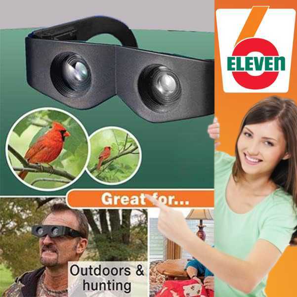 6ELEVEN - Zoomies Fishing Telescope Glasses Style Teropong Kacamata - HG00117