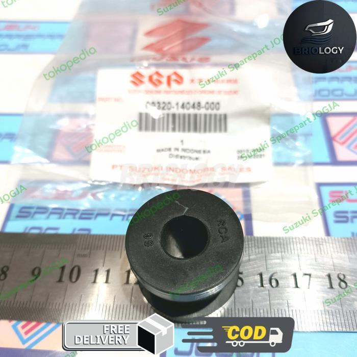 BRIOLOGI - 09320-14048-000 Karet Penahan Knalpot Suzuki Shogun FD 125 Non SP Ori
