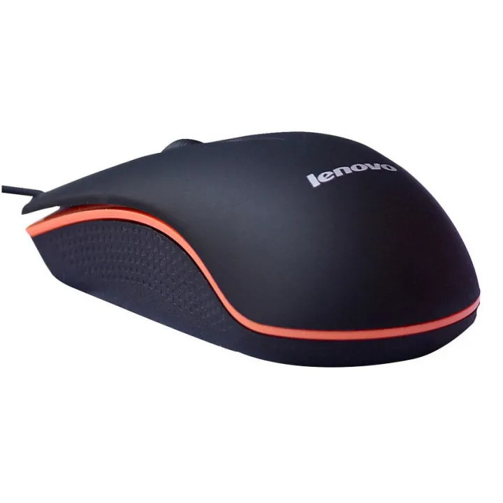 Lenovo M20 Mouse Optical USB – Mouse Kabel Original Lenovo Presisi Tinggi untuk Laptop & Komputer PC