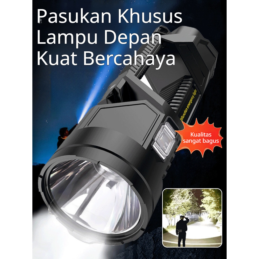 Baterai Tahan Lama 50 Jam Senter LED Super Terang Portable Untuk Darurat/Pekerjaan Malam - Senter Ta