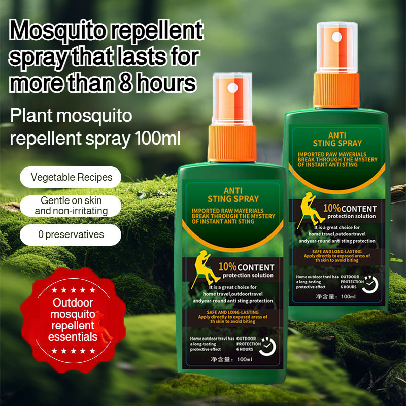 8 Jam Perlindungan/Non-Toxic/Cepat Redakan Gatal Anti Nyamuk Outdoor/Spray Nyamuk/Lotion Nyamuk/Alat