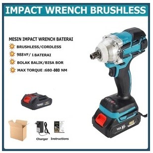 Bor Dampak Dinding Motor Tanpa Sikat Bor Tanpa Kabel Bor Listrik Bor Dinding Bor Beton Set Alat Kota