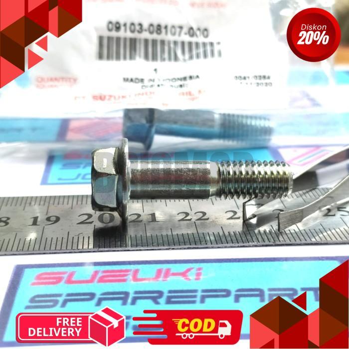 BRIOMOD - 09103-08107-000 Baut Braket Kaliper Cakram Depan Satria FU 150 Ori
